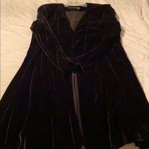 ✨Donna Karan long chocolate colored sweater